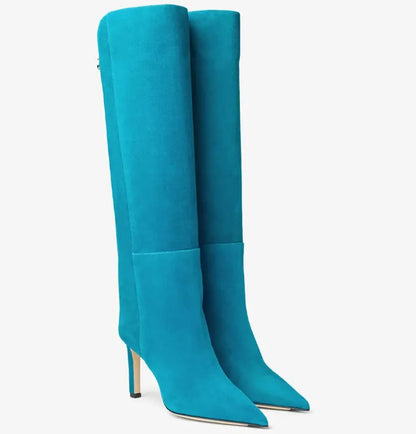 Bottes hautes en cuir de bœuf