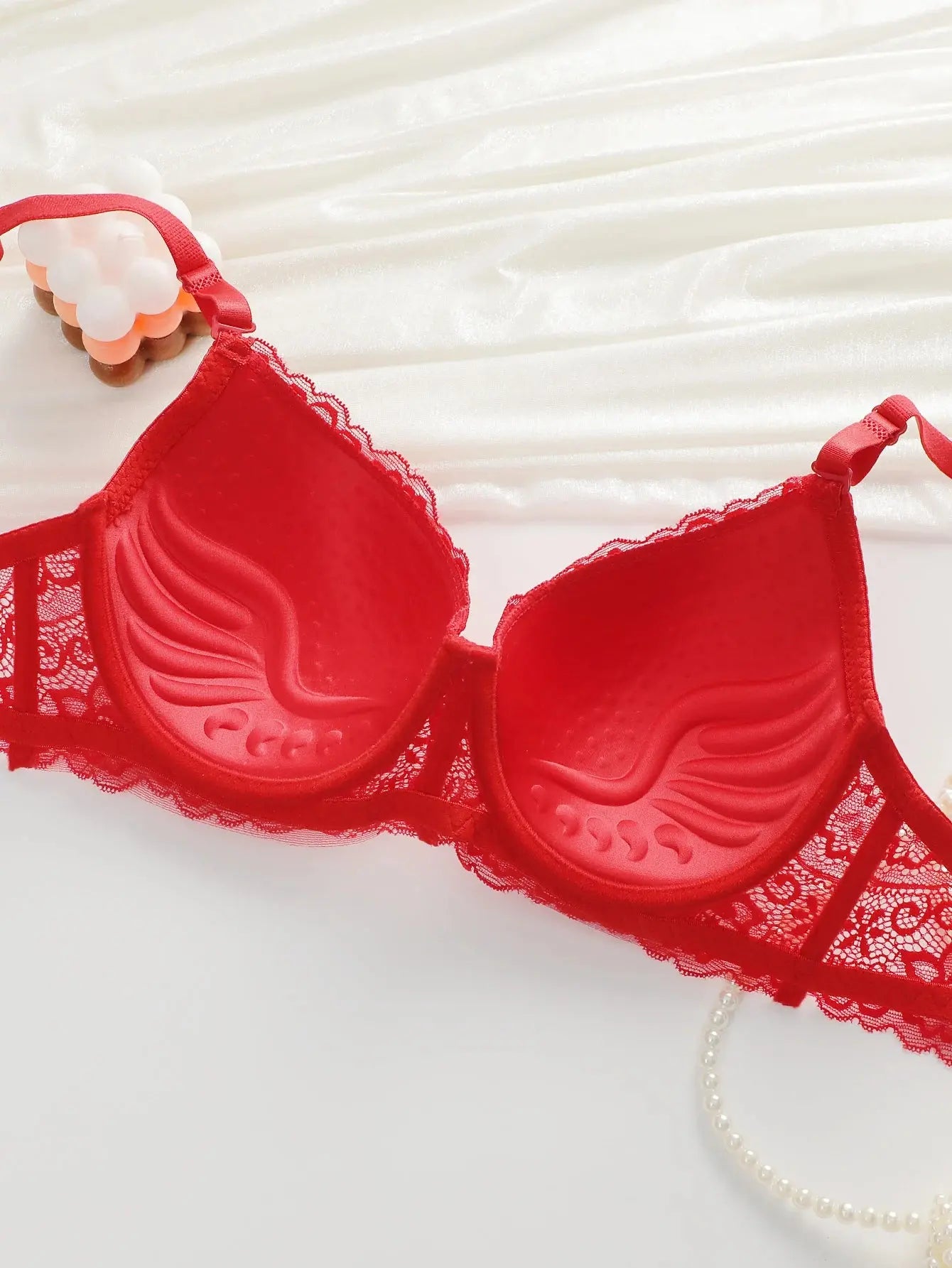 Ensemble de lingerie sexy en dentelle avec anneau en acier soutien-gorge quotidien Clickbing Market