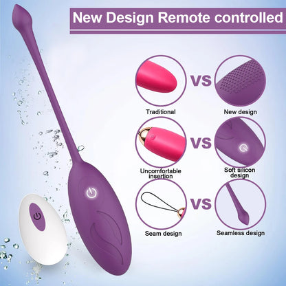 Oeuf vibrant télécommandé vibrateur pour point G