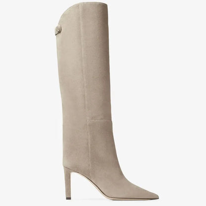 Bottes hautes en cuir de bœuf