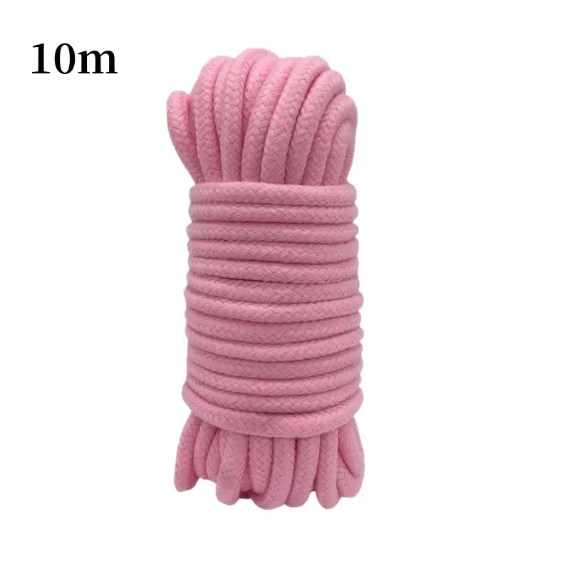 Corde de Bondage en coton doux de 5 à 20m, Kit de jouets sexuels pour jeu de rôle Bdsm, produit de jeu pour Couples Clickbing Market