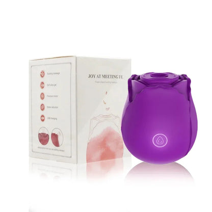 Vibromasseur vaginal en forme de rose