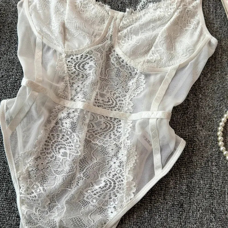 Combinaison à bretelles en arête de poisson Body,  Coupe intérieure américaine, Slim, Noir, Haut court, Sexy Clickbing Market