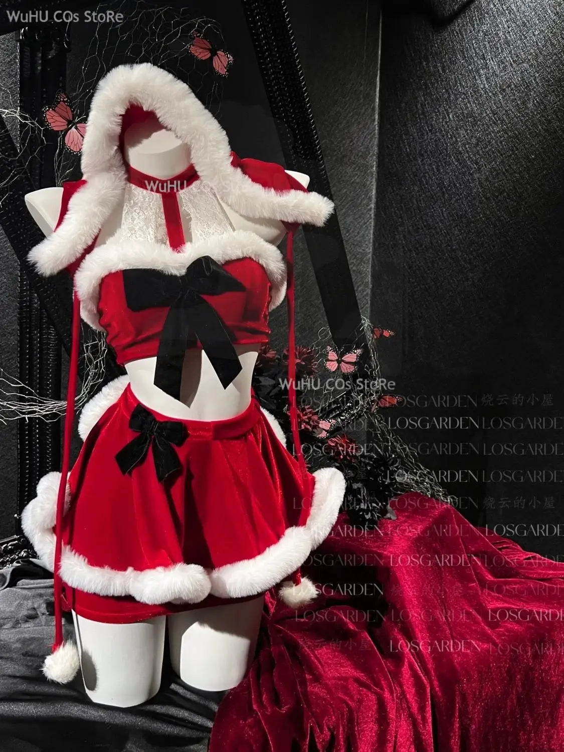 Costume hiver lapin fille chapeau tenues, cape personnalisé lingerie Clickbing Market