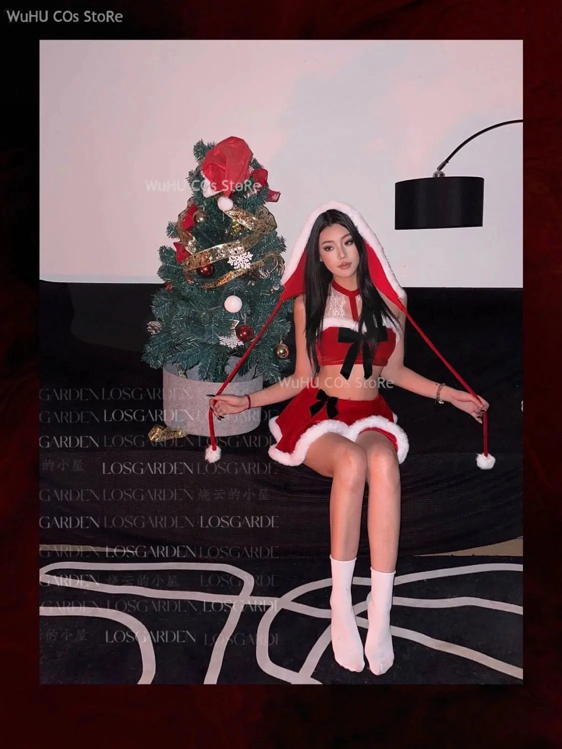 Costume hiver lapin fille chapeau tenues, cape personnalisé lingerie Clickbing Market