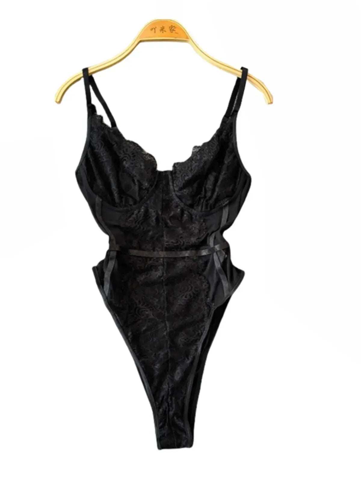 Combinaison à bretelles en arête de poisson Body,  Coupe intérieure américaine, Slim, Noir, Haut court, Sexy Clickbing Market