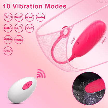Oeuf vibrant télécommandé vibrateur pour point G