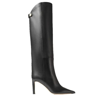 Bottes hautes en cuir de bœuf