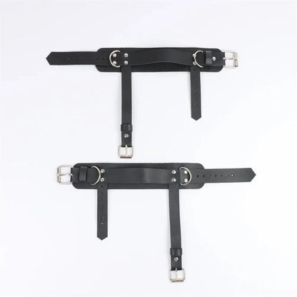Ceinture de cheville noire, chaîne et boucle, Clickbing Market