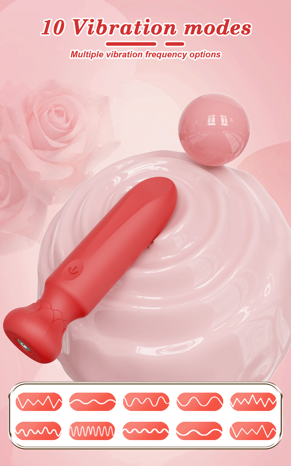 Mini vibrateur à balles, stimulateur de vibrations anales pour Masturbation du point G, Clitoris, masseur, jouets sexuels pour adultes Clickbing Market