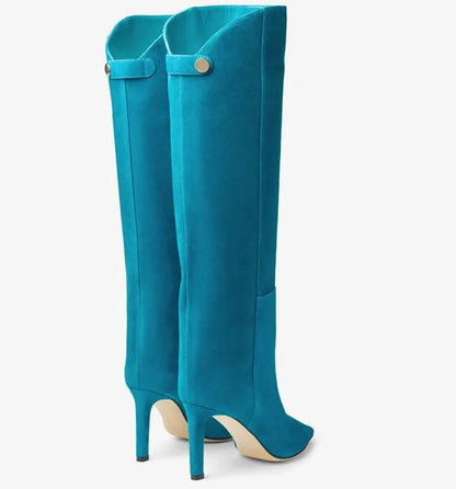 Bottes hautes en cuir de bœuf
