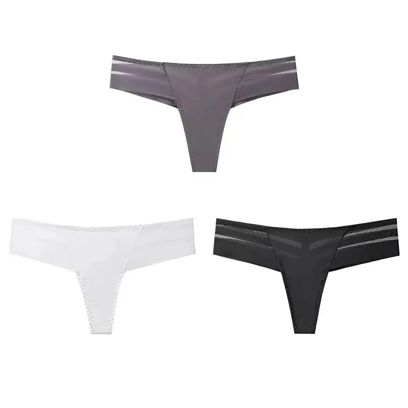 Ensemble string,culottes sans couture Perspective sous-vêtements transparents Clickbing Market