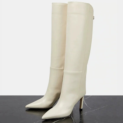Bottes hautes en cuir de bœuf