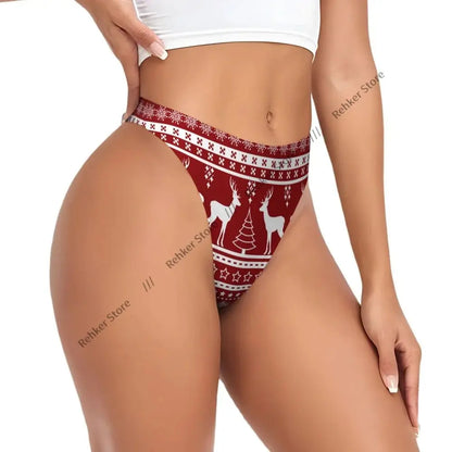 String sexy de Noël, culotte, sous-vêtements, lingerie, respirant Clickbing Market