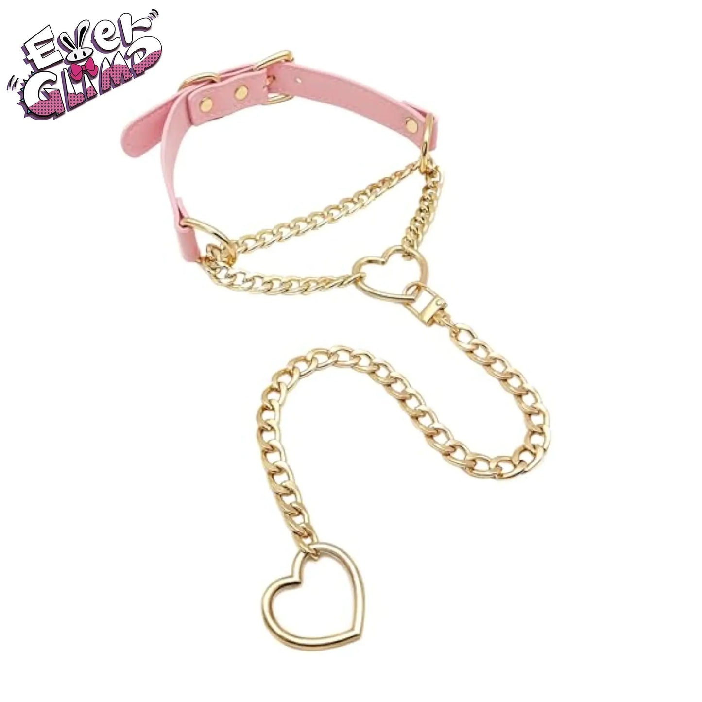 Collier ras du cou, joint torique chaîne coulissante en cuir Clickbing Market