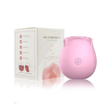 Vibromasseur vaginal en forme de rose