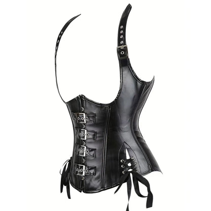 Corset bustier en cuir tendance corset sexy