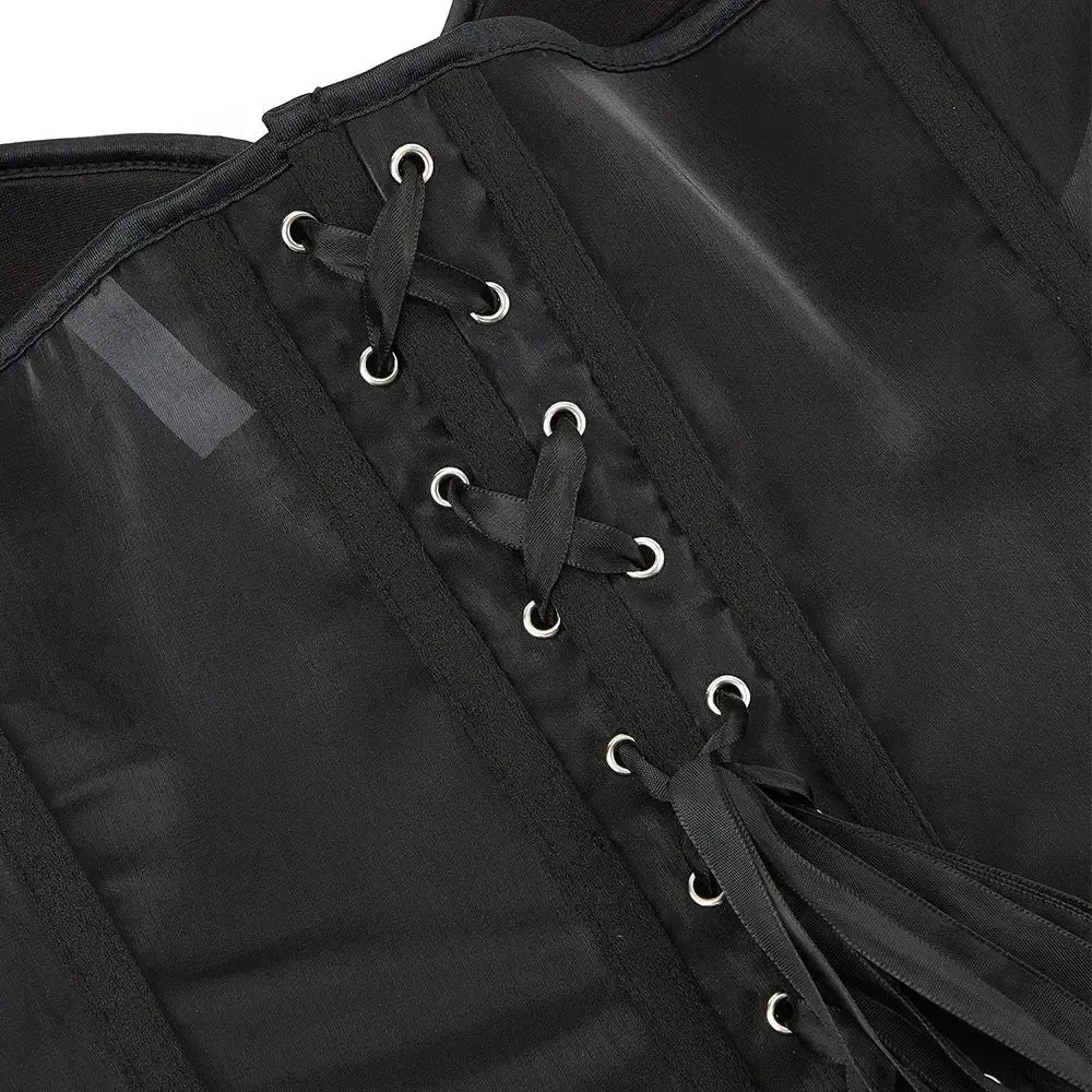 Corset Sexy à lacets surbuste Bustier  Lingerie respirant maille corps Clickbing Market