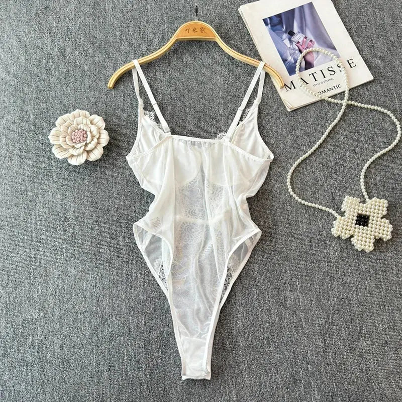 Combinaison à bretelles en arête de poisson Body,  Coupe intérieure américaine, Slim, Noir, Haut court, Sexy Clickbing Market