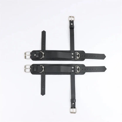 Ceinture de cheville noire, chaîne et boucle, Clickbing Market