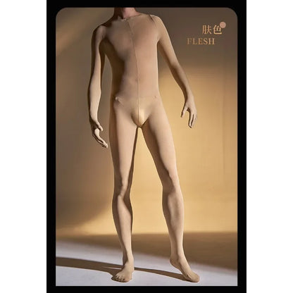 Combinaison sexy en velours pour hommes