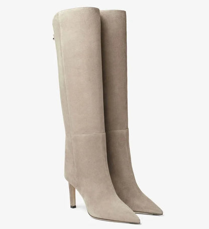 Bottes hautes en cuir de bœuf