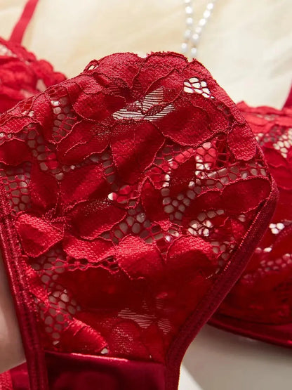 Ensemble de sous-vêtements Sexy, doux pour la peau, en dentelle, Ensemble de vêtements intérieurs confortables Clickbing Market