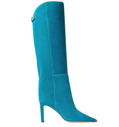 Bottes hautes en cuir de bœuf