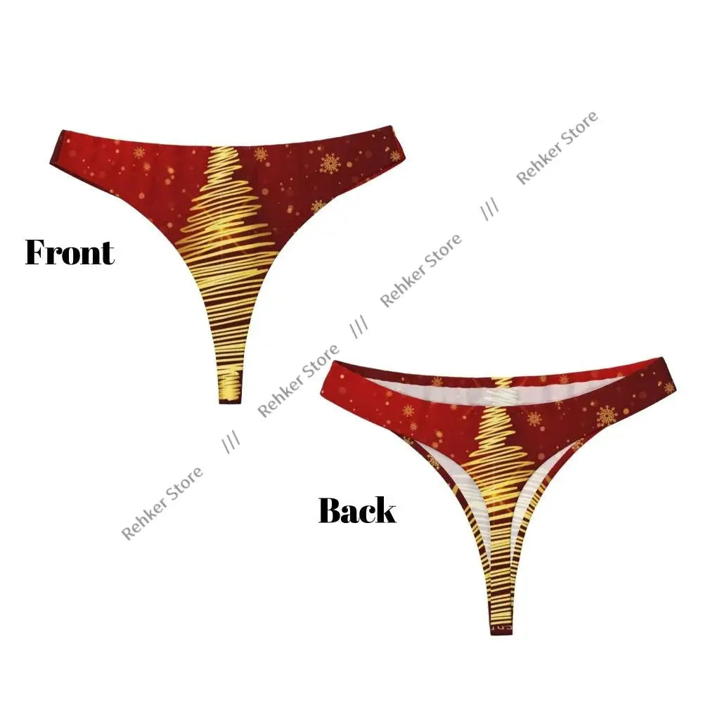 String sexy de Noël, culotte, sous-vêtements, lingerie, respirant Clickbing Market