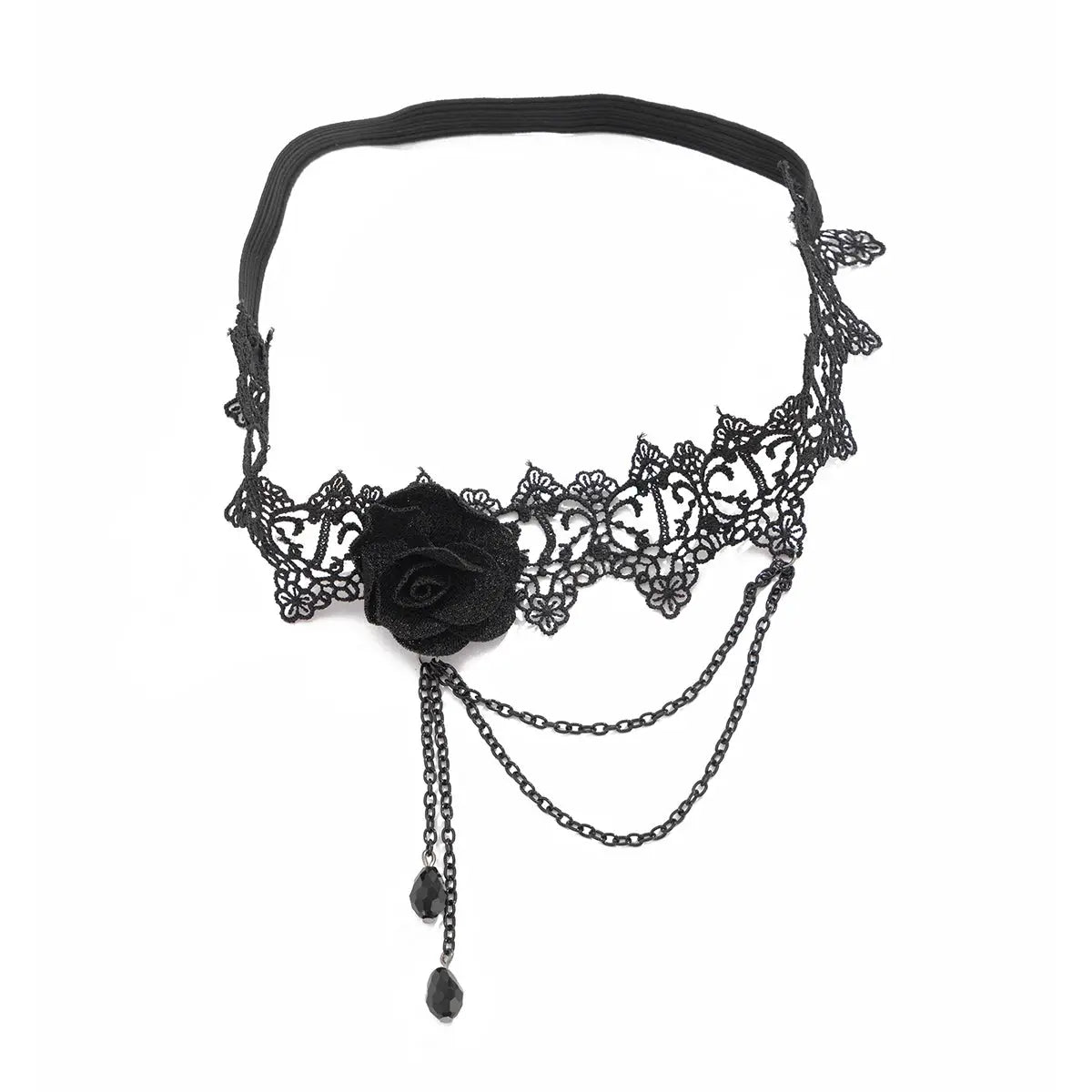 Ingmark-Bande élastique Goth pour femme, grande fleur de rose, jambe, cuisse, lien de gland Clickbing Market