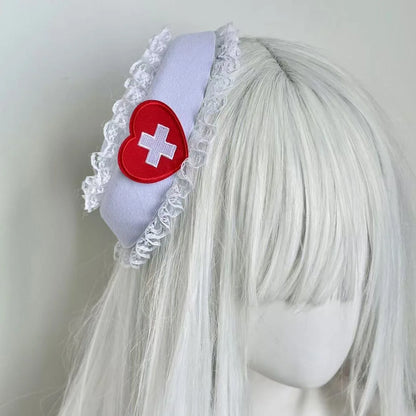 Épingle à cheveux, bordure en dentelle