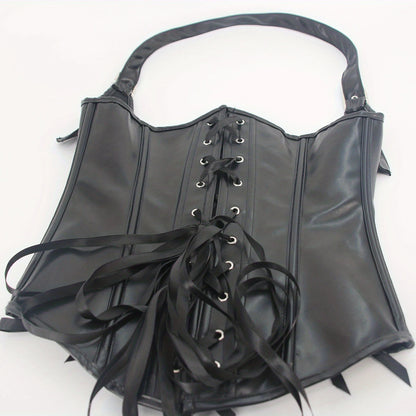 Corset bustier en cuir tendance corset sexy