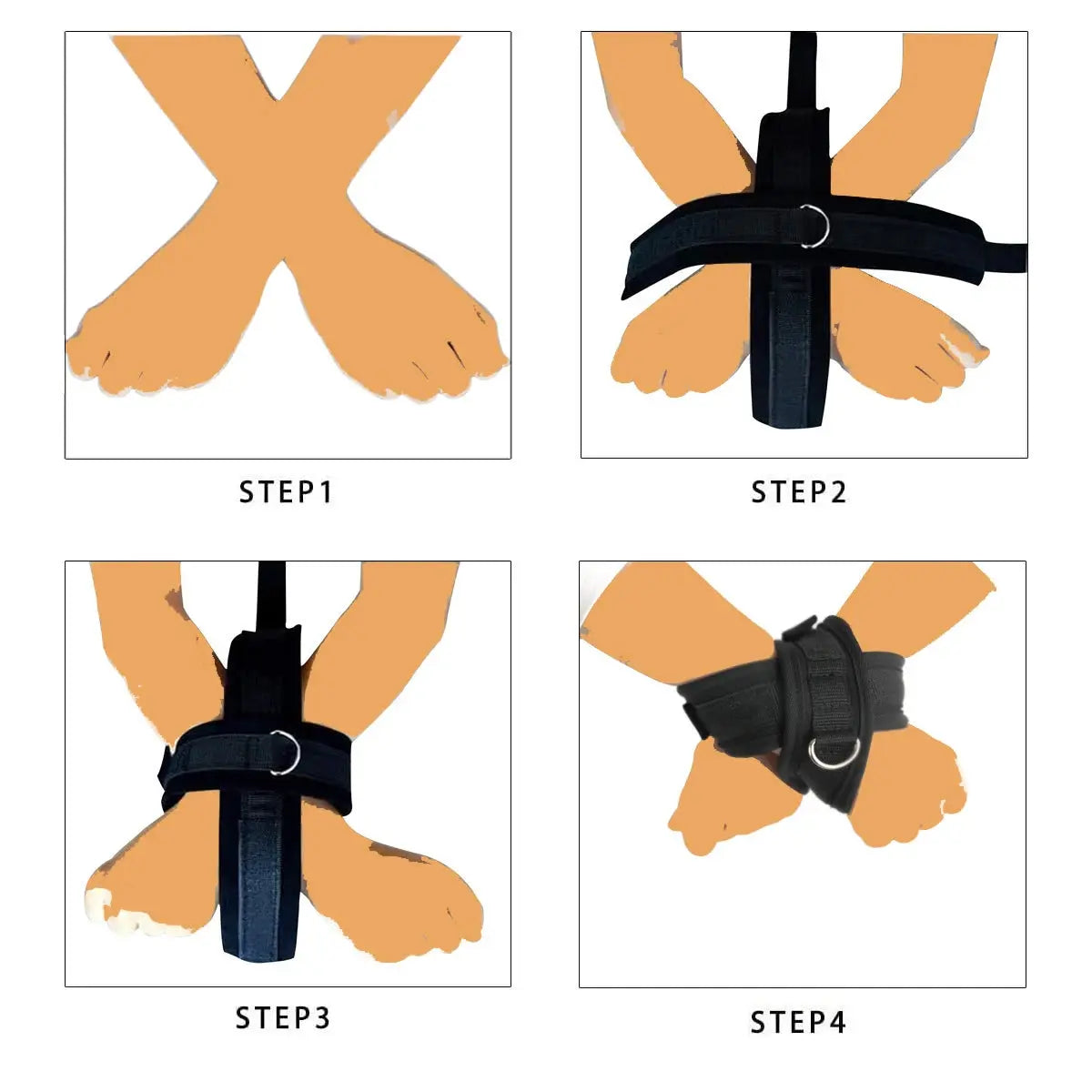 Menottes BDSM Bondage Kits main jambe retenue manchette ensemble 18 + jeux jouets sexuels pour femmes Couple cheville Clickbing Market