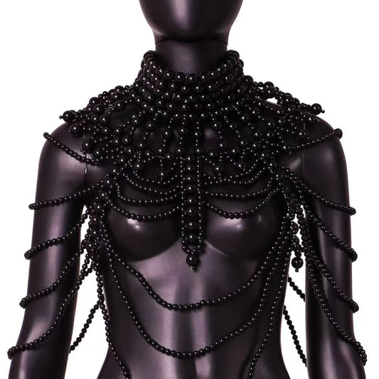 Nouvelle chaîne de corps sexy en perles multicouches faites à la main
