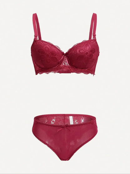 Ensemble de Lingerie Sexy soutiens-gorge armatures florales intime sous-vêtements en dentelle Clickbing Market