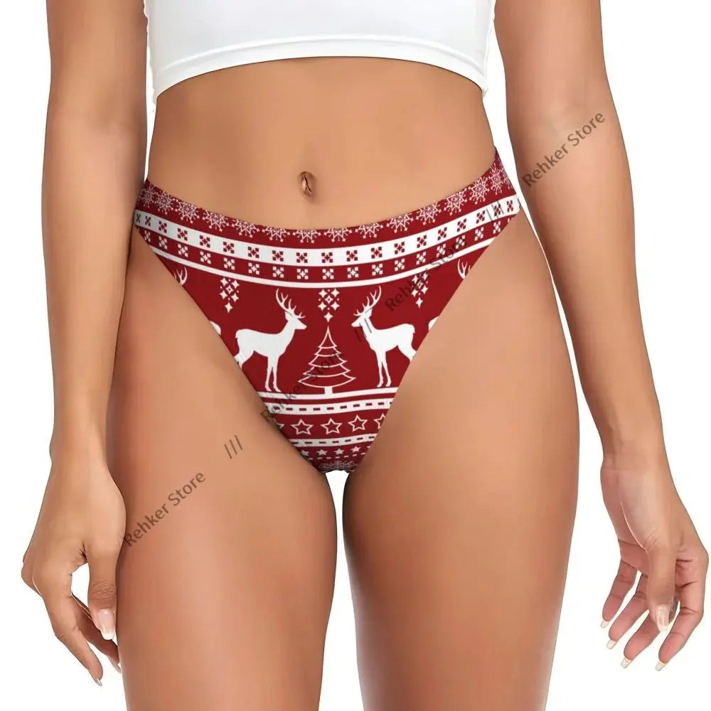 String sexy de Noël, culotte, sous-vêtements, lingerie, respirant Clickbing Market