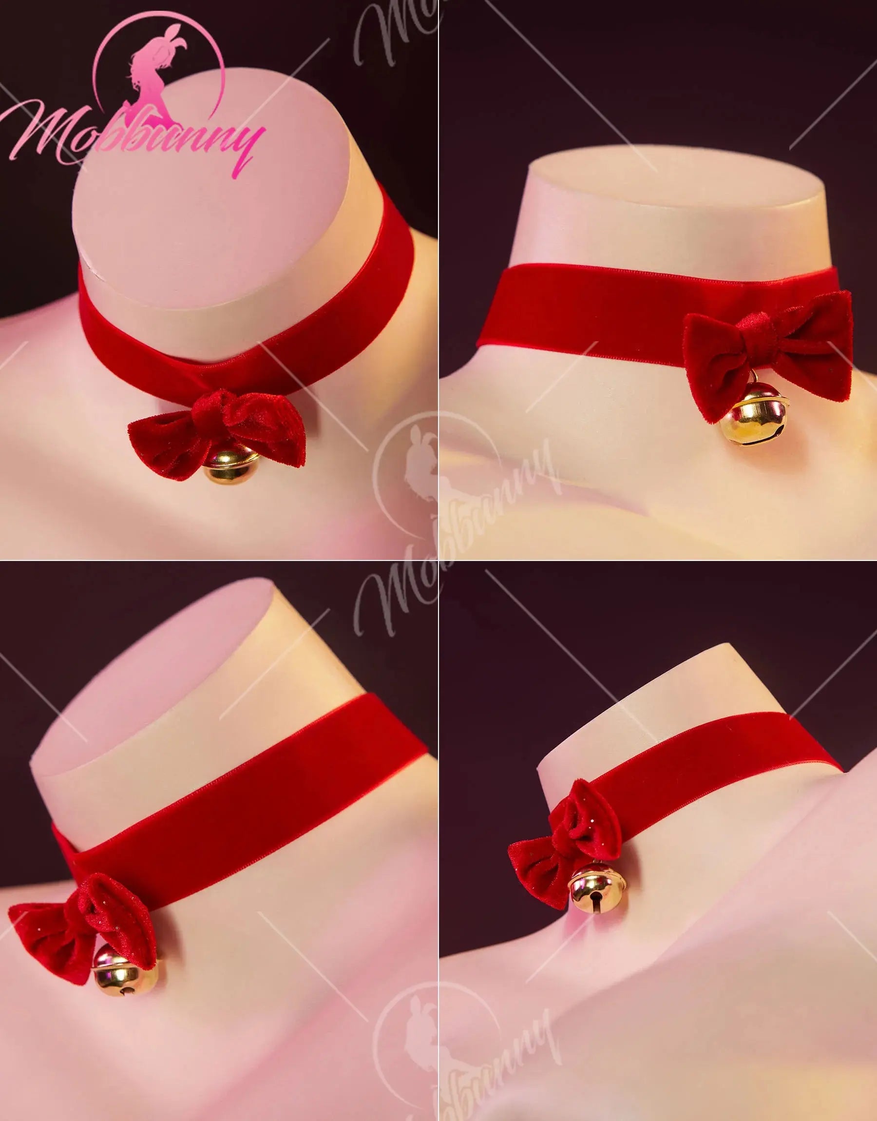 Ensemble de lingerie lapin, chapeau de chambre plus lent, haut rouge, culotte et jupe Clickbing Market