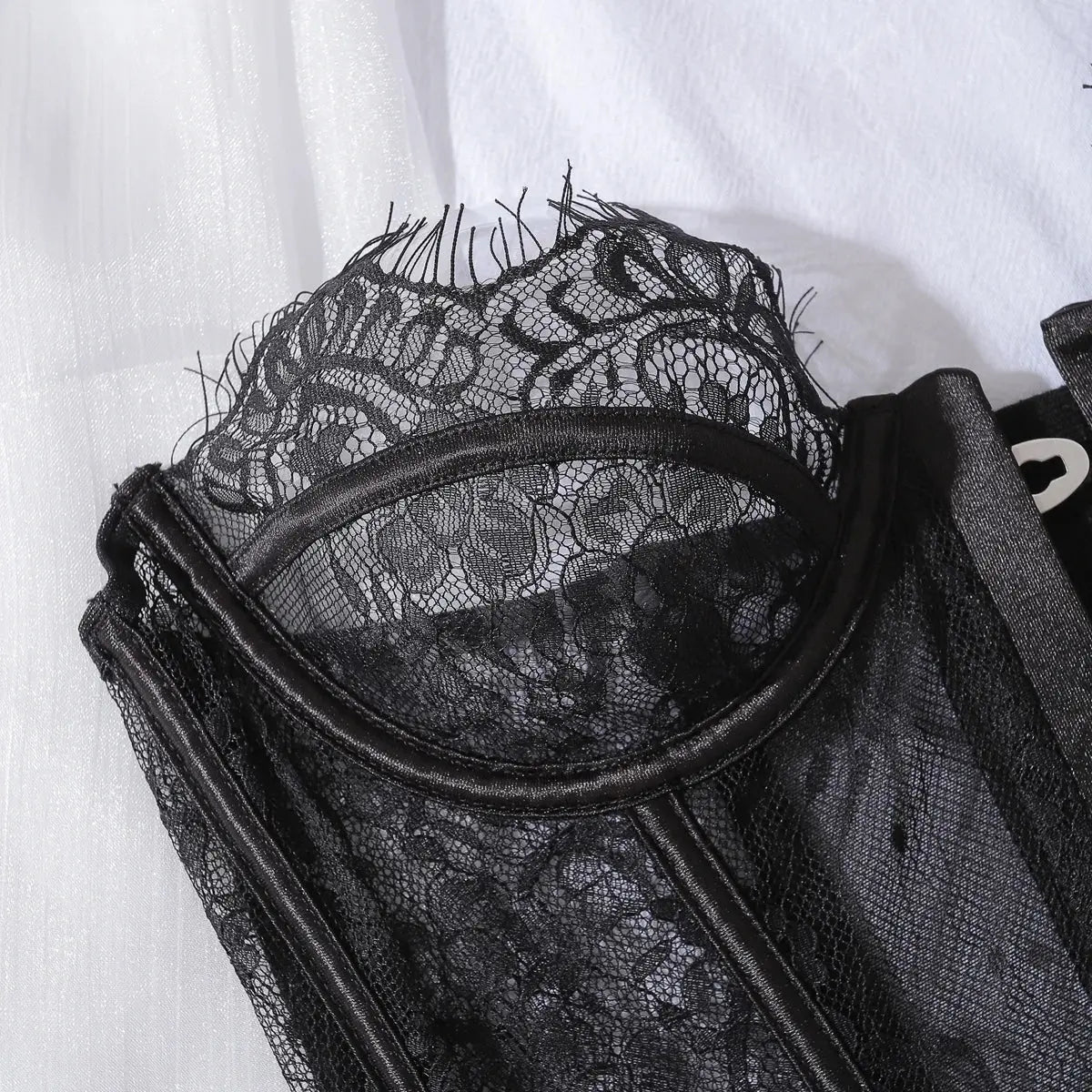 Lingerie Sexy pour femmes palais sensuel Corset ensemble pure bretelles dentelle mince Clickbing Market