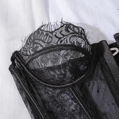 Lingerie Sexy pour femmes palais sensuel Corset ensemble pure bretelles dentelle mince Clickbing Market