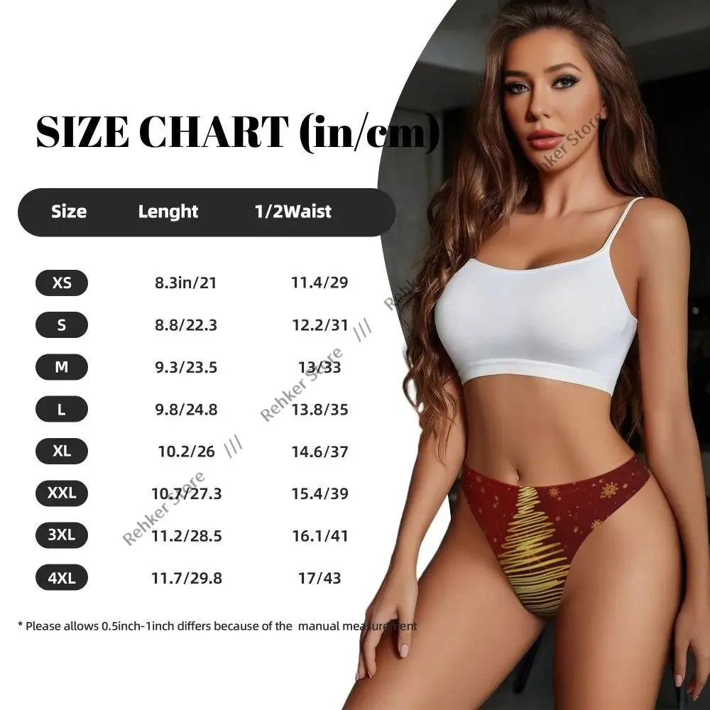 String sexy de Noël, culotte, sous-vêtements, lingerie, respirant Clickbing Market