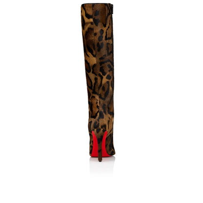 Bottes fines à talons hauts avec fermeture éclair latérale