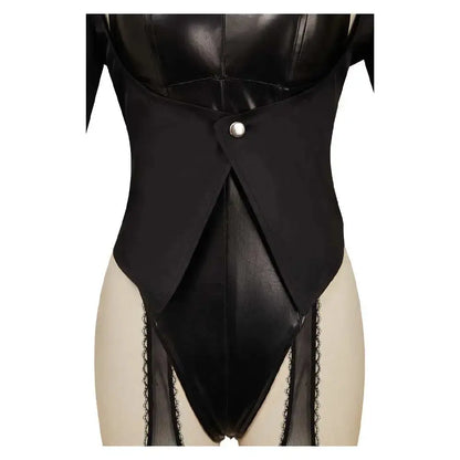 Déguisement lapin noir filles combinaison Costume queues couvre-chef chaussettes Clickbing Market