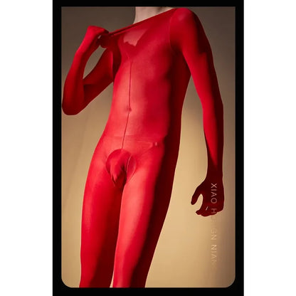 Combinaison sexy en velours pour hommes
