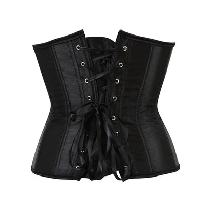 Corset bustier en satin effet gainant