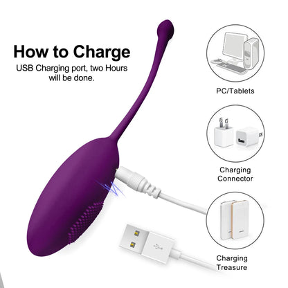 Oeuf vibrant télécommandé vibrateur pour point G