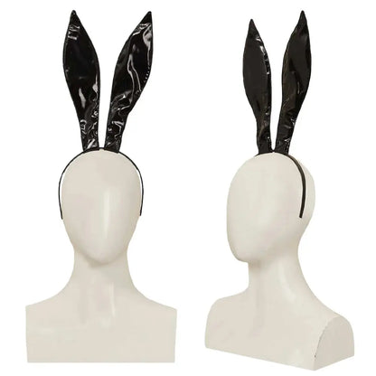 Déguisement lapin noir filles combinaison Costume queues couvre-chef chaussettes Clickbing Market