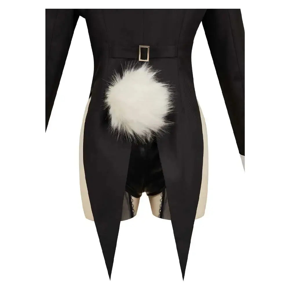 Déguisement lapin noir filles combinaison Costume queues couvre-chef chaussettes Clickbing Market