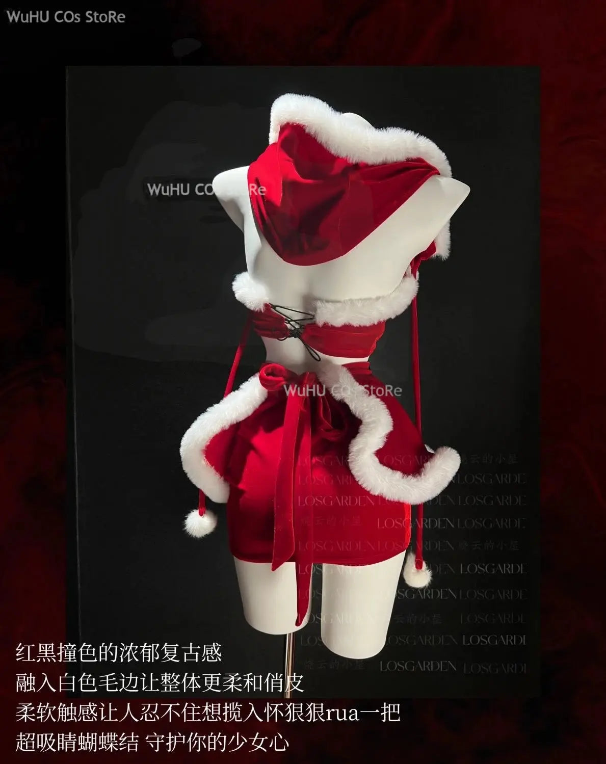 Costume hiver lapin fille chapeau tenues, cape personnalisé lingerie Clickbing Market