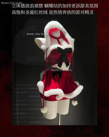Costume hiver lapin fille chapeau tenues, cape personnalisé lingerie Clickbing Market