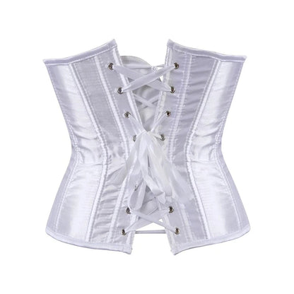 Corset bustier en satin effet gainant